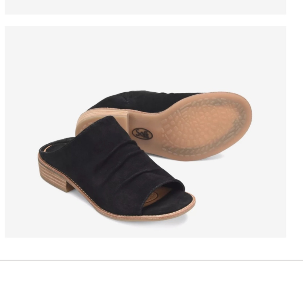 BEAUTIFUL SOFFT BLACK SUEDE SANDALS